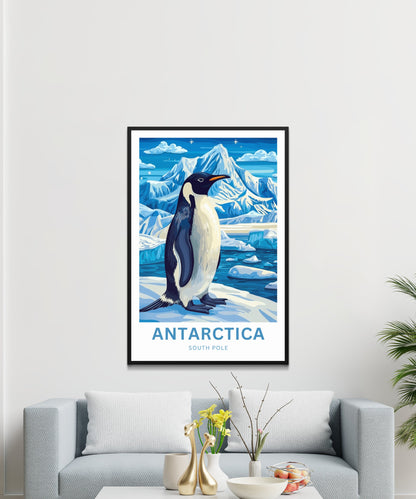 Antarctica Travel Poster