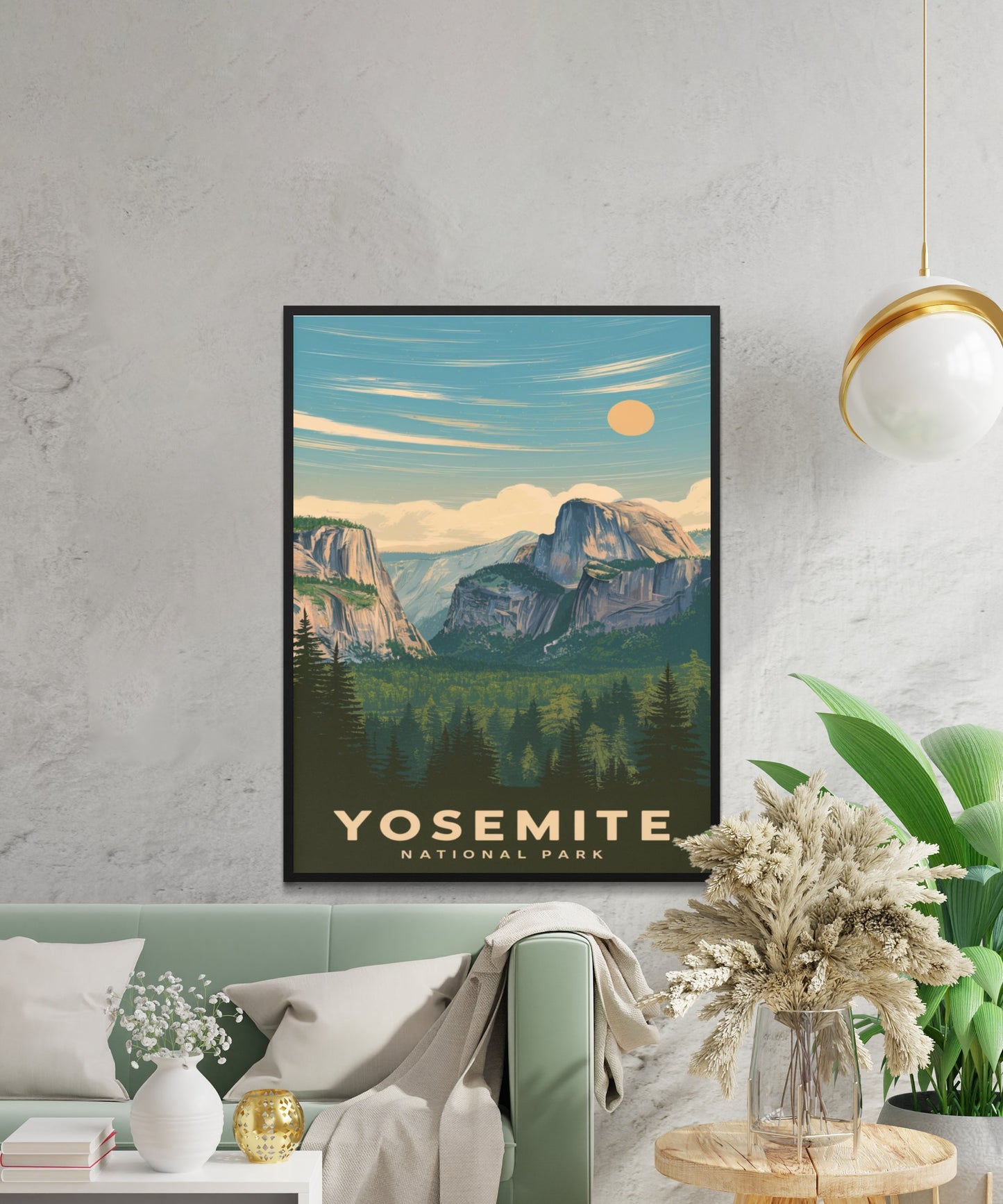 Yosemite Vintage Travel Poster - Majestic Wilderness