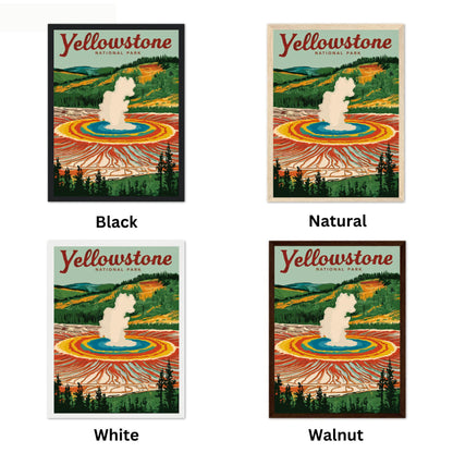 Yellowstone Vintage Travel Poster