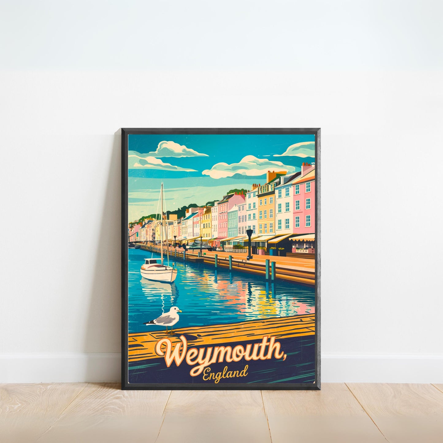 Weymouth  Vintage Travel Poster - Hidden Oasis