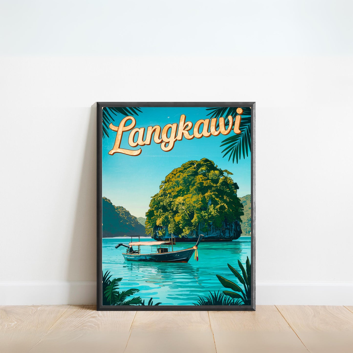 Langkawi  Vintage Travel Poster - Tropical Paradise