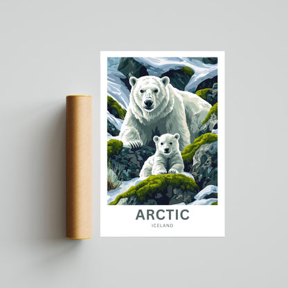 Arctic Travel Poster