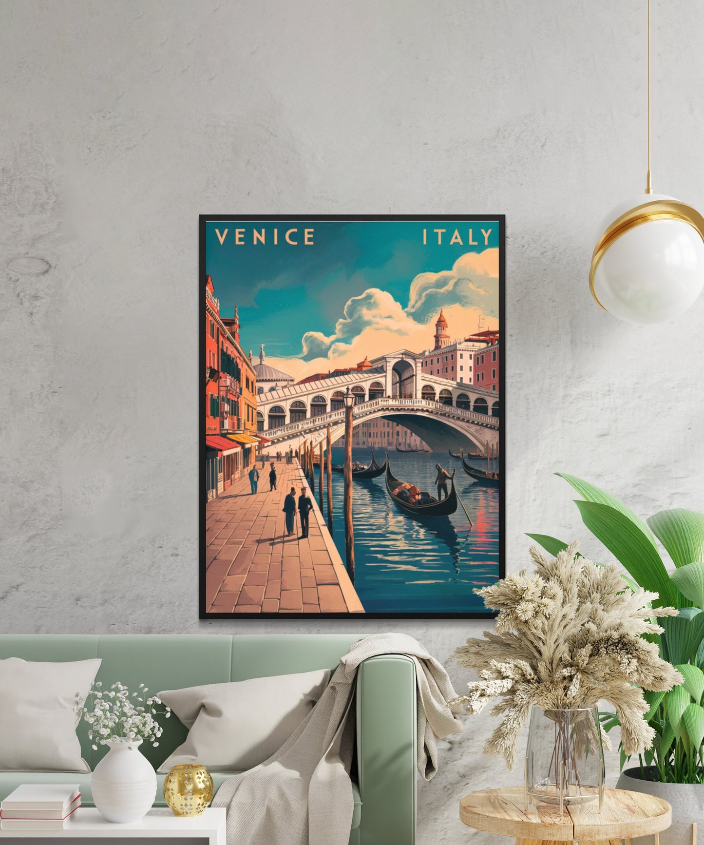 Venice Vintage Travel Poster - Venetian Splendor