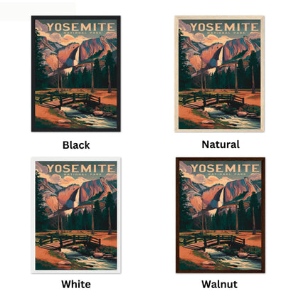 Yosemite Vintage Travel Poster - Wilderness Splendor