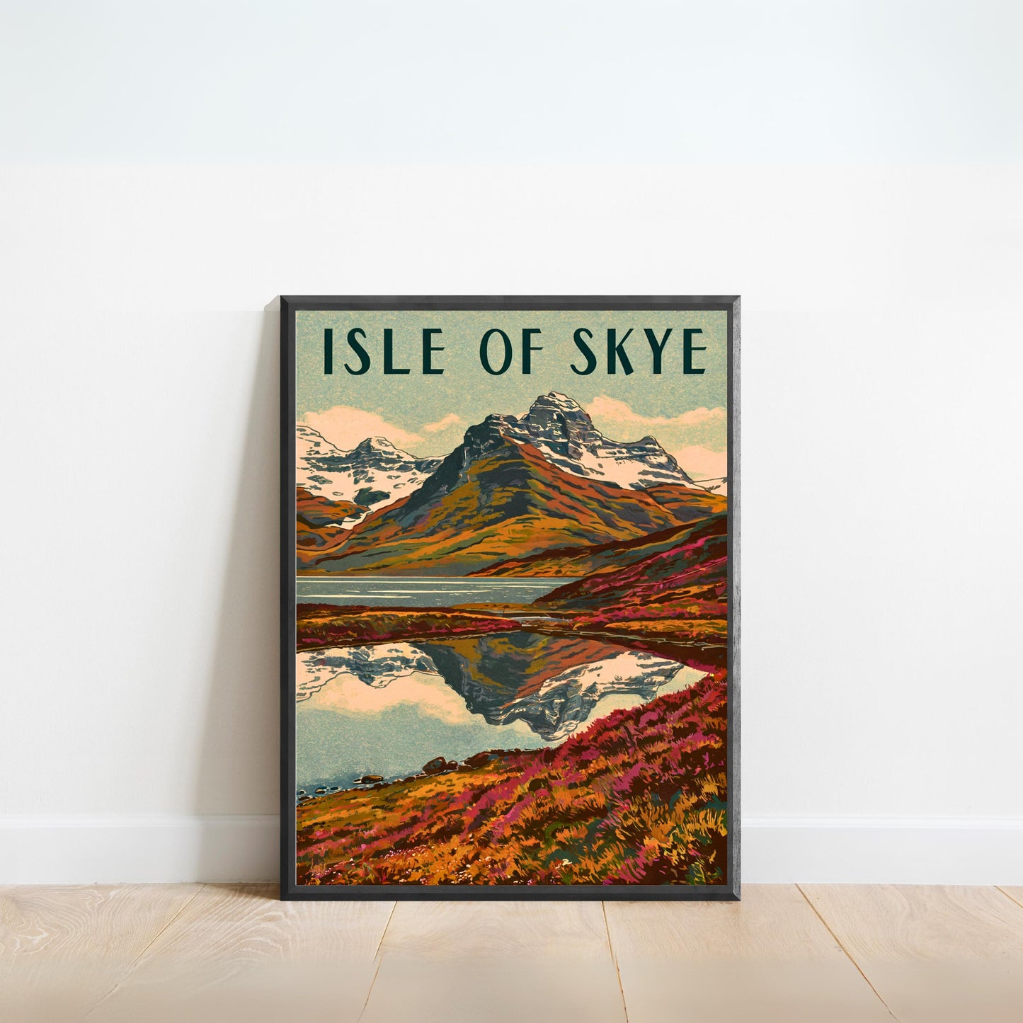 Isle of Skye Vintage Travel Poster