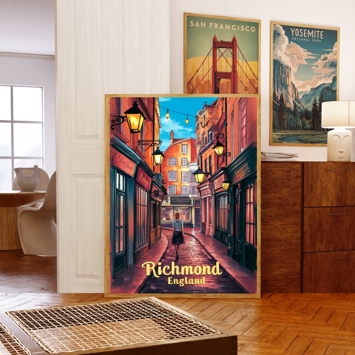 Richmond Vintage Travel Poster