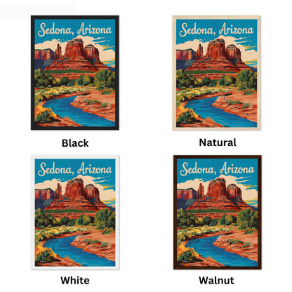 Sedona Vintage Travel Poster