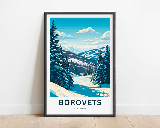 Borovets Travel Poster
