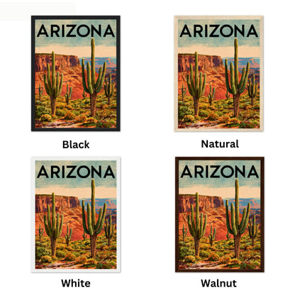 Arizona Vintage Travel Poster