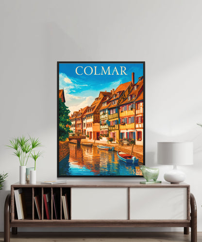 Colmar Vintage Travel Poster