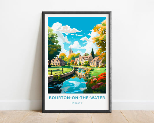 Bourton-on-the-Water Travel Poster