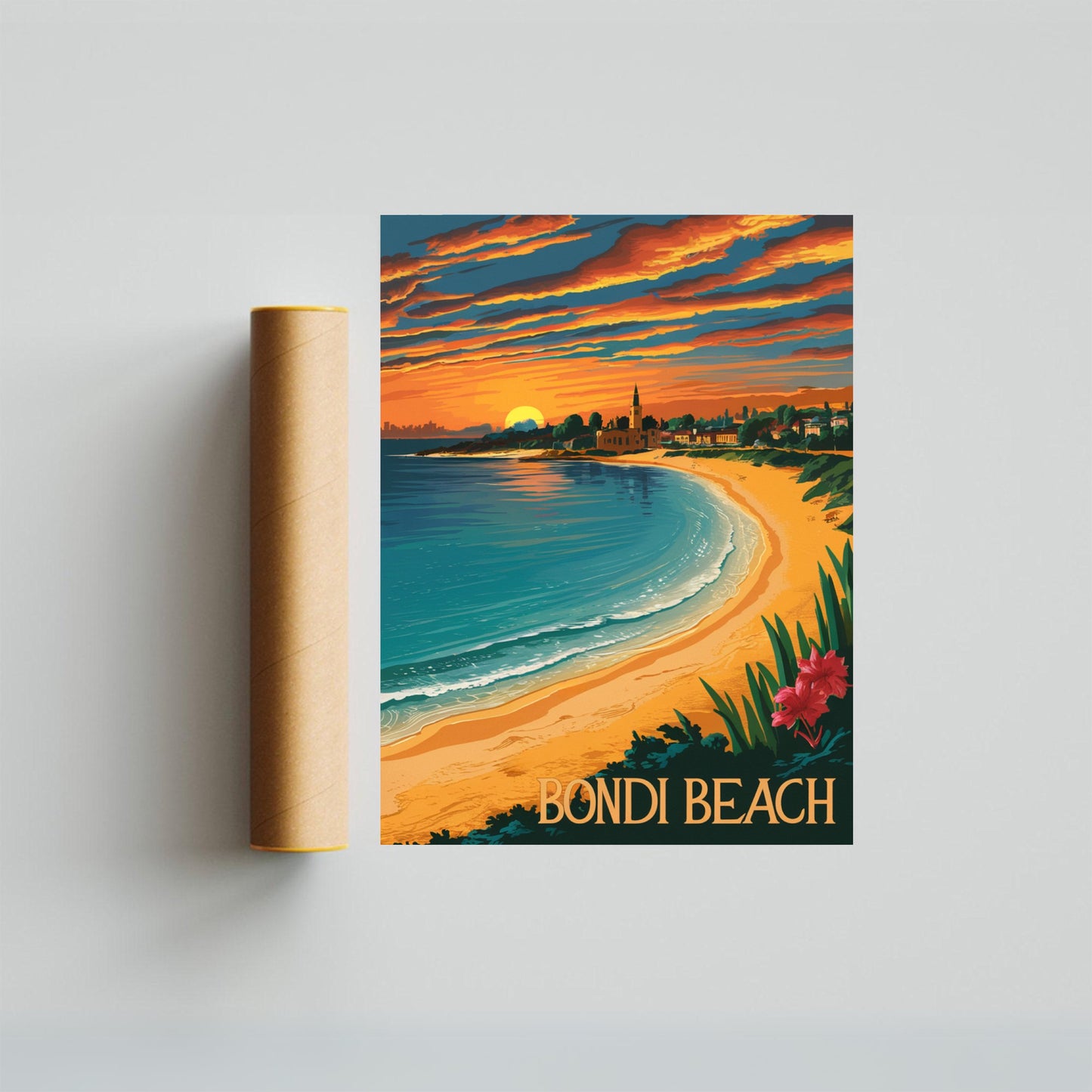 Bondi Vintage Travel Poster