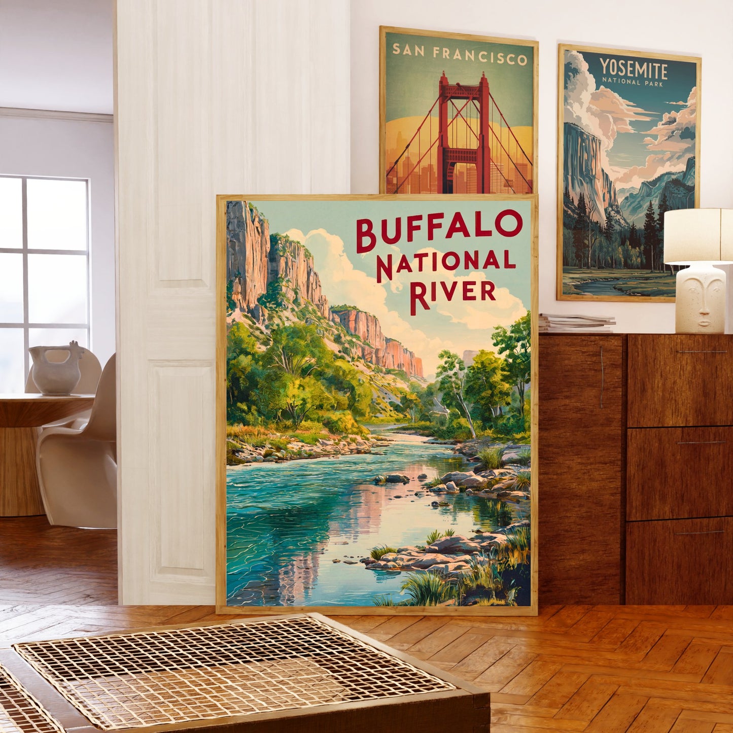 Buffalo River Vintage Travel Poster - National River