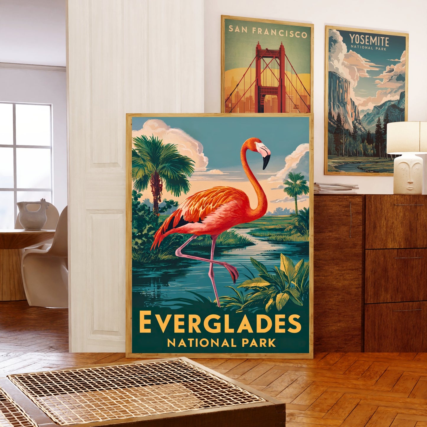 Everglades Vintage Travel Poster