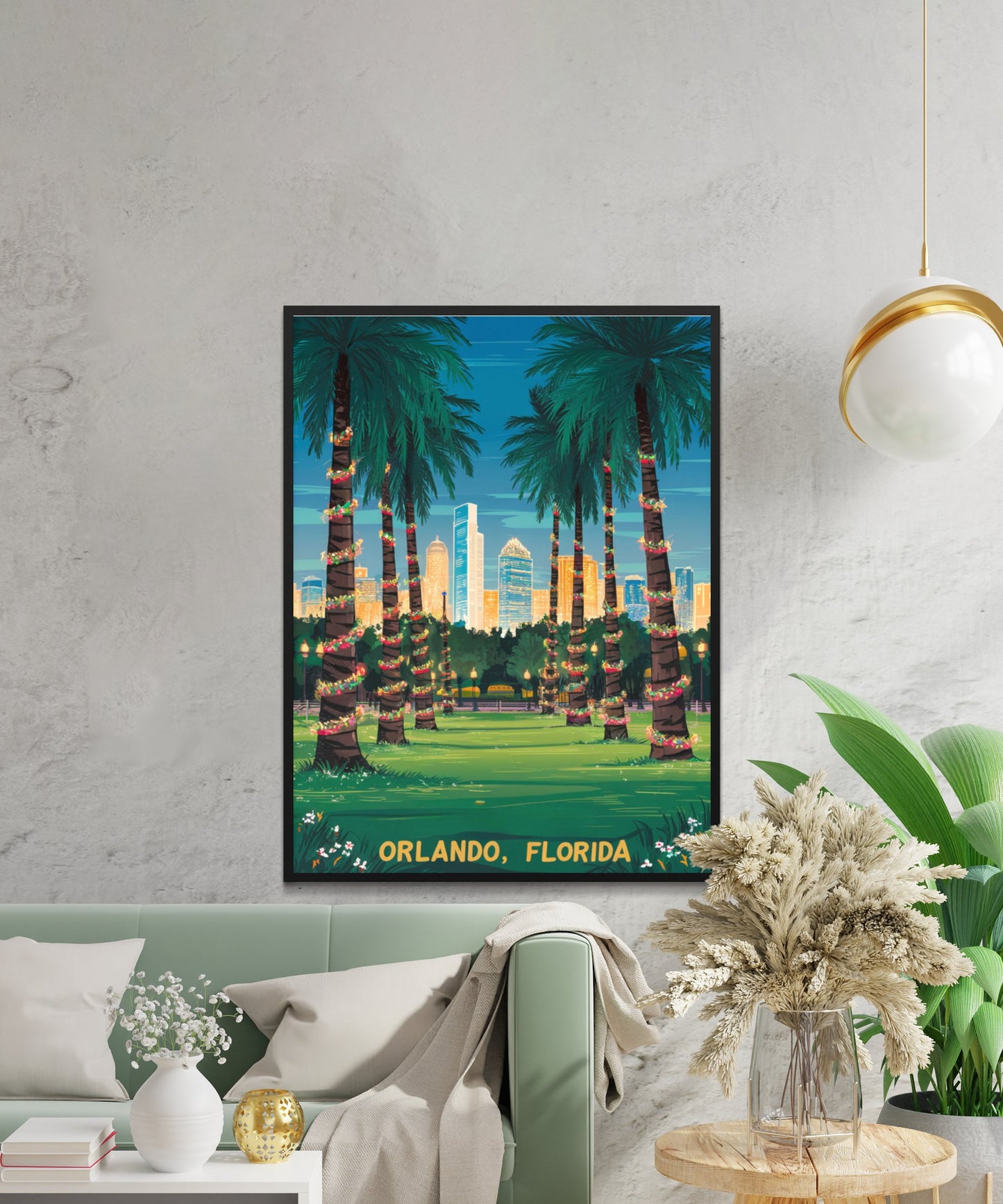 Orlando Vintage Travel Poster