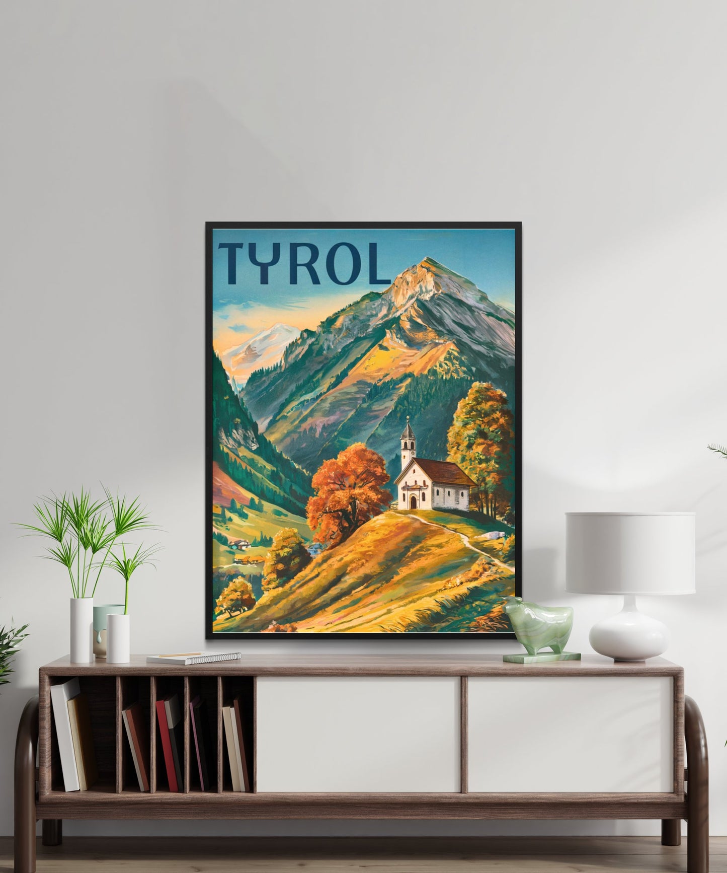 Tyrol Vintage Travel Poster