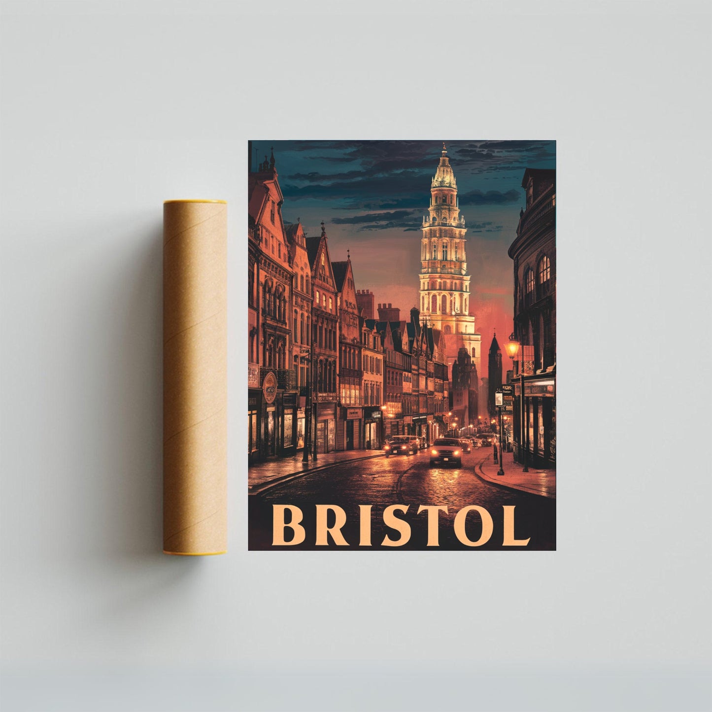 Bristol Vintage Travel Poster