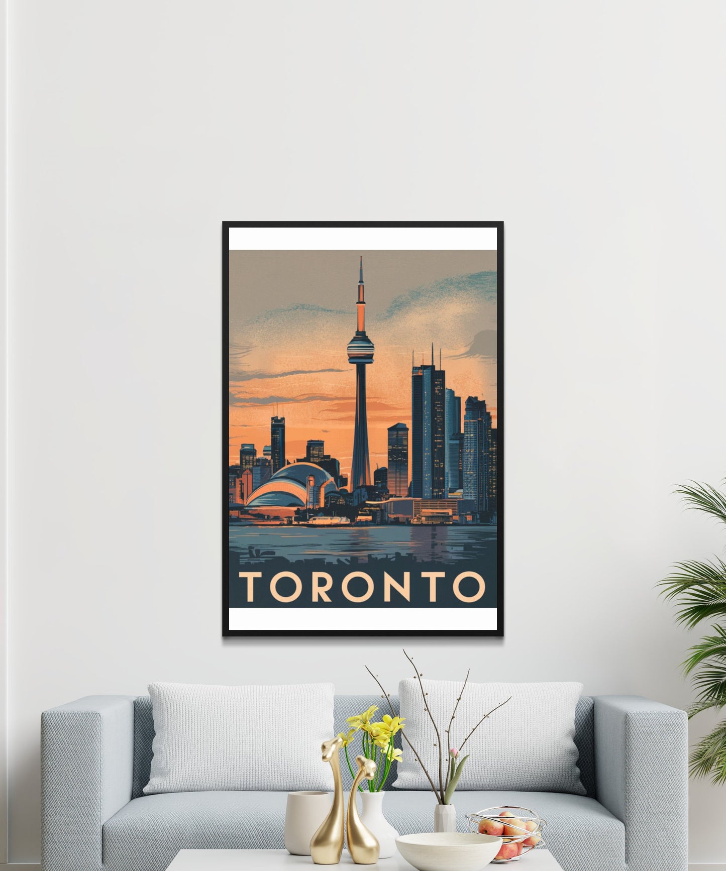 Toronto Vintage Travel Poster - Busy Streets