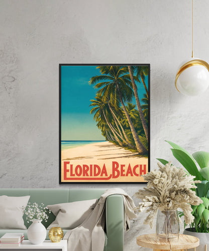 Florida Vintage Travel Poster - Nostalgic Charm