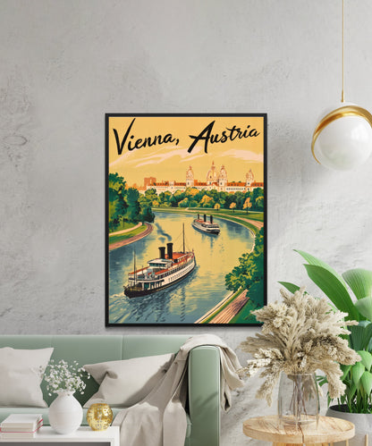 Vienna Vintage Travel Poster