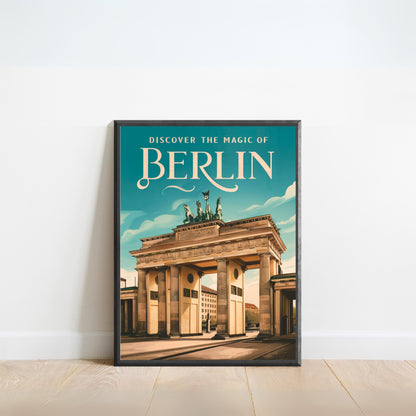 Berlin Vintage Travel Poster - Historic City