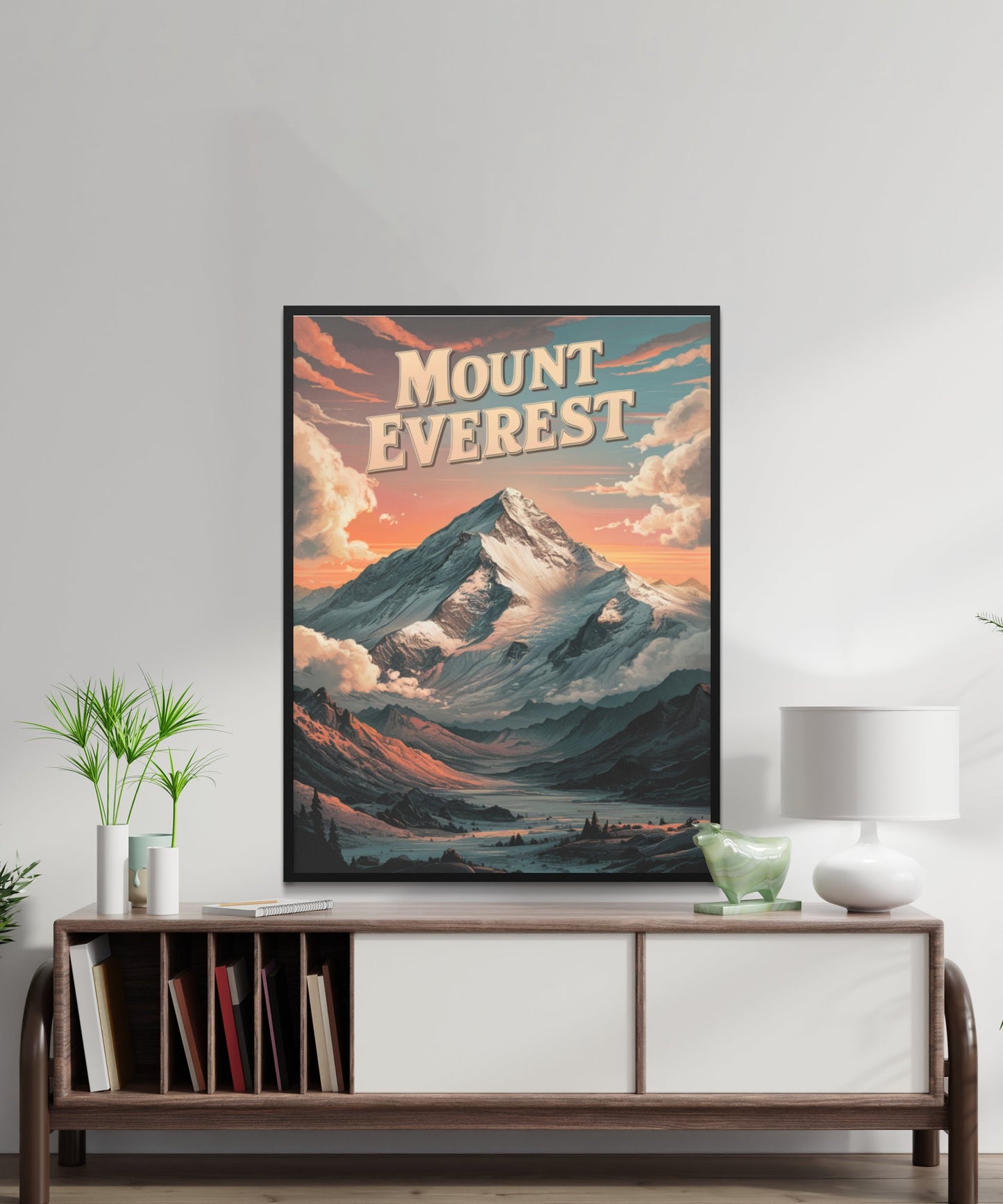 Mount Everest Vintage Travel Poster- Eternal Ascent