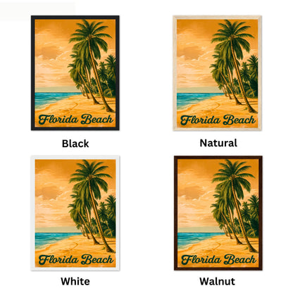 Florida Vintage Travel Poster - Coastal Glamour
