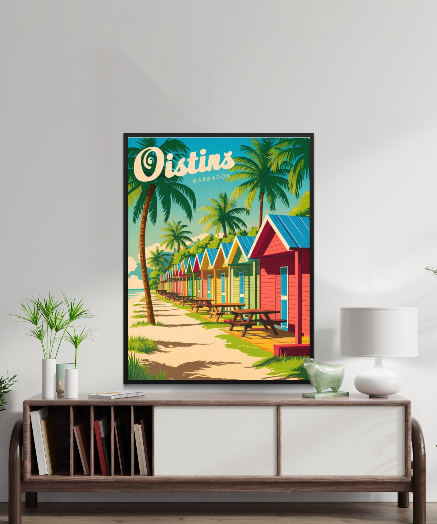 Oinstins Vintage Travel Poster - Timeless Beauty