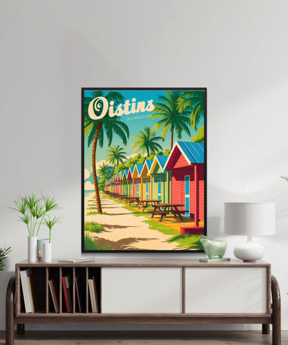 Oinstins Vintage Travel Poster - Timeless Beauty