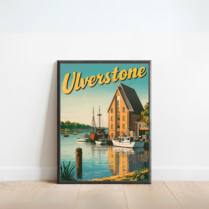 Ulverstone Vintage Travel Poster - Lush Landscapes