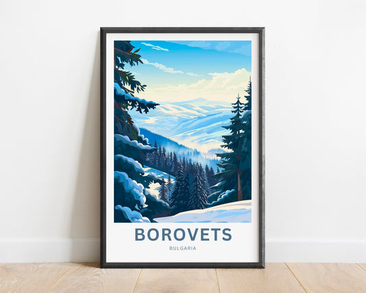 Borovets Travel Poster