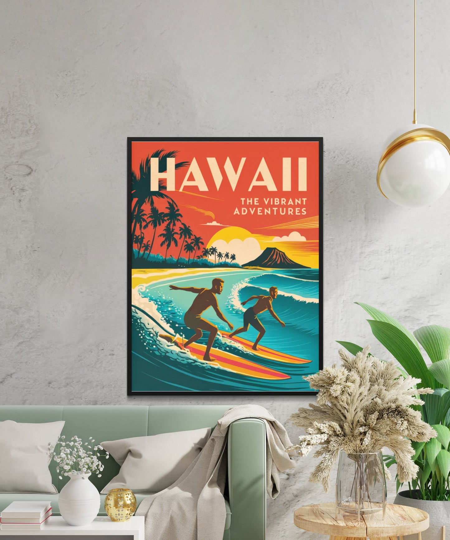 Hawaii Vintage Travel Poster - Aloha Spirit