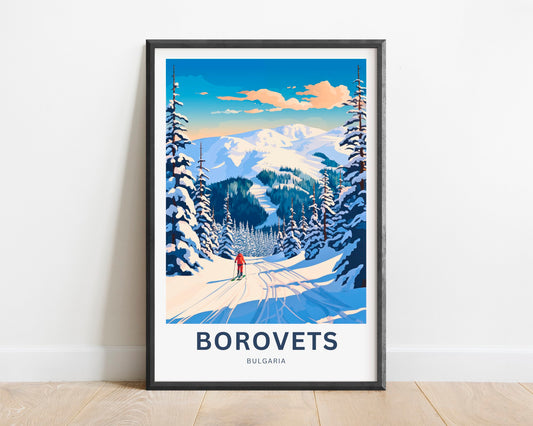 Borovets Travel Poster