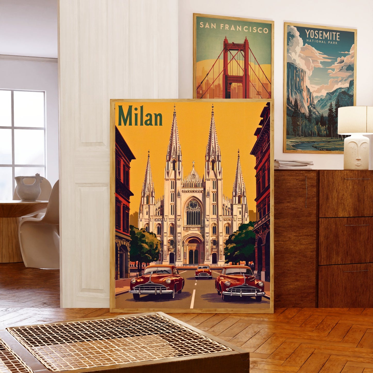 Milan Vintage Travel Poster  - Fashion and History