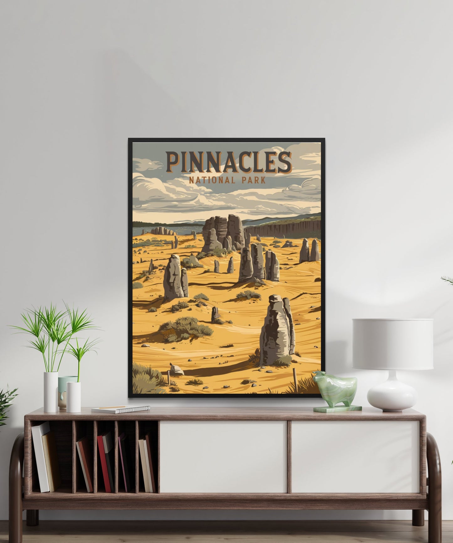 Pinnacles National Park Vintage Travel Poster