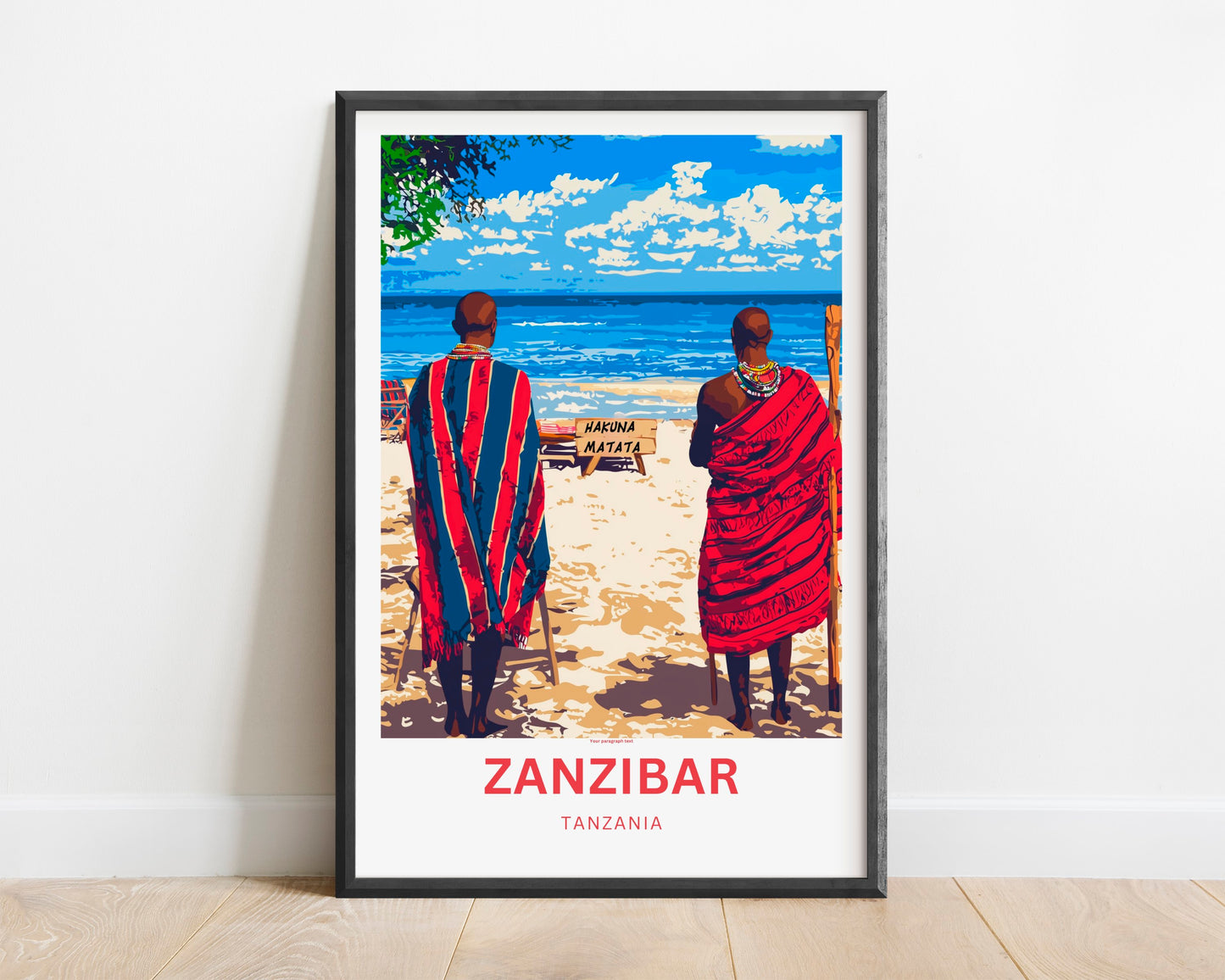 Zanzibar Travel Print - Pristine Beaches