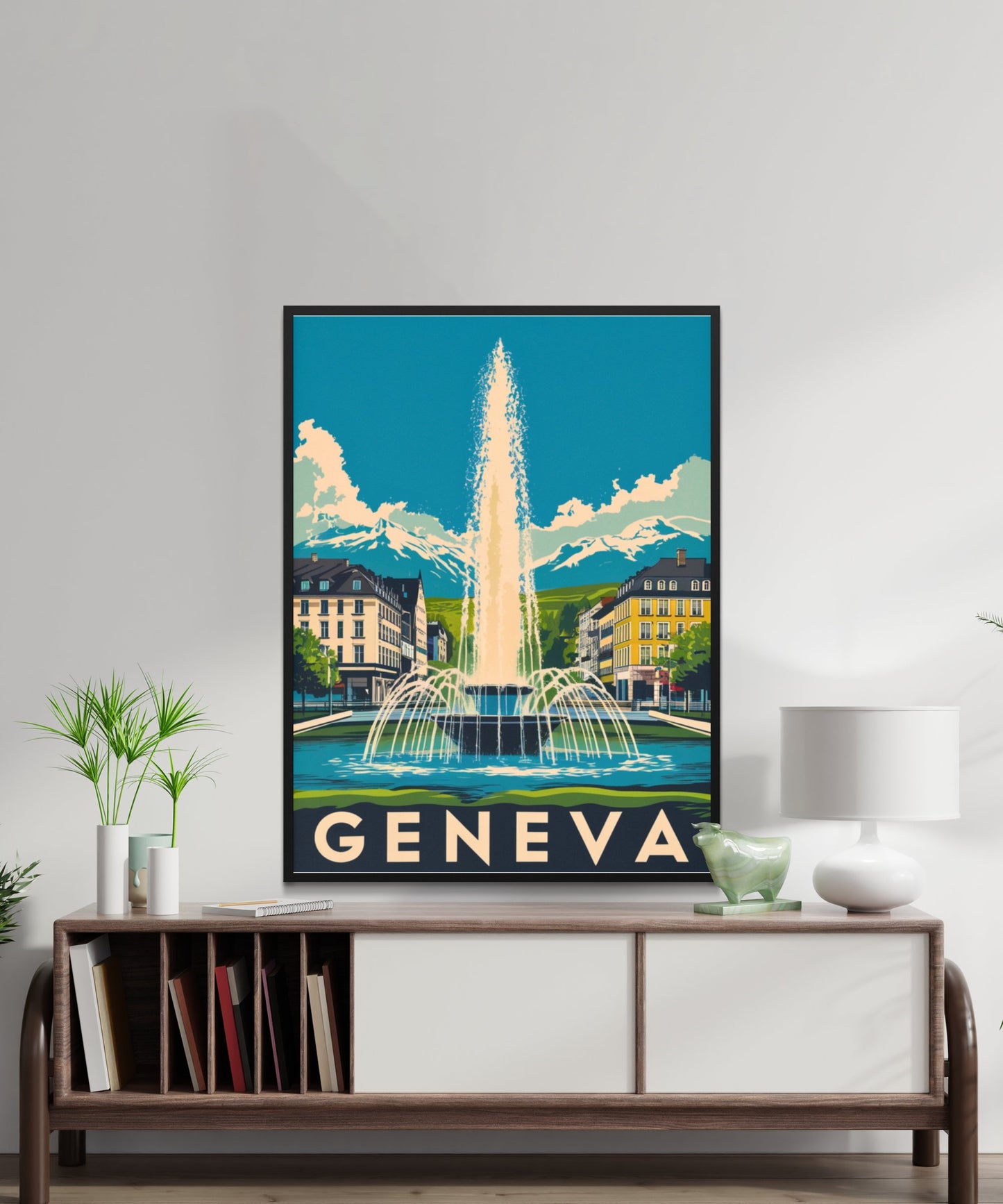 Geneva Vintage Travel Poster