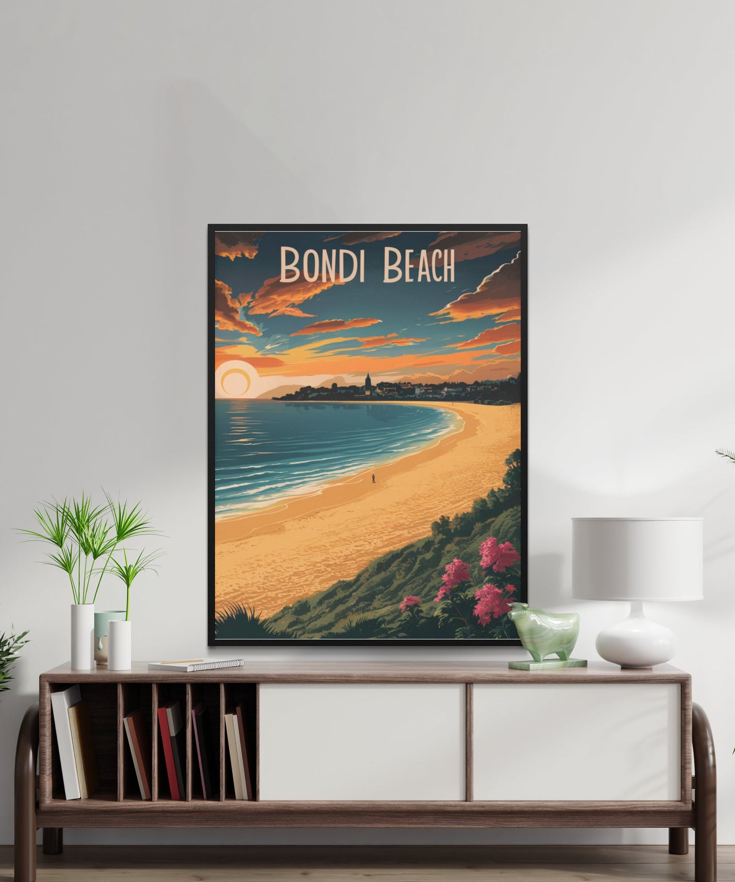 Bondi Beach Vintage Travel Poster- Sun-Kissed Splendor