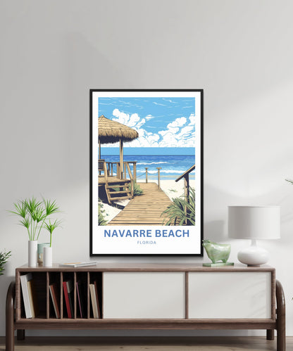 Navarre Beach Travel Poster