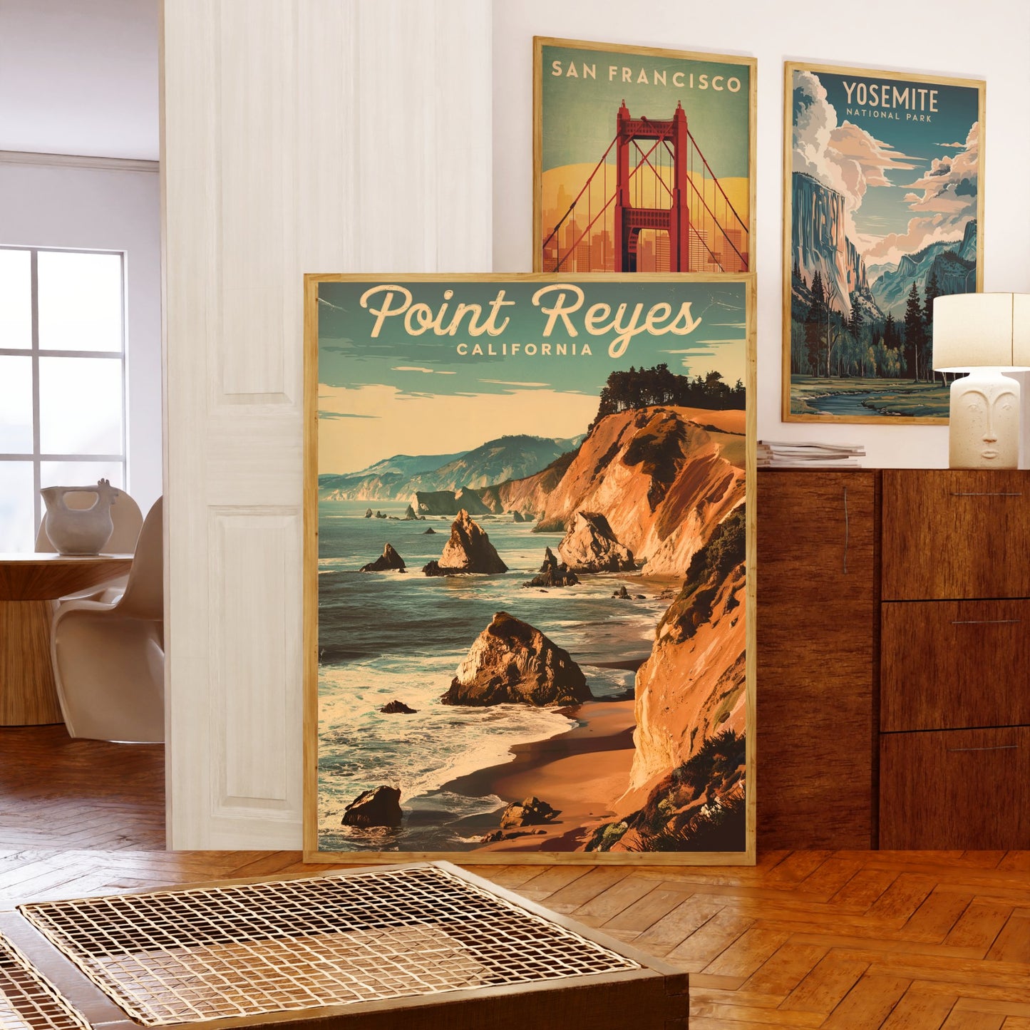 Point Reyes Vintage Travel Poster