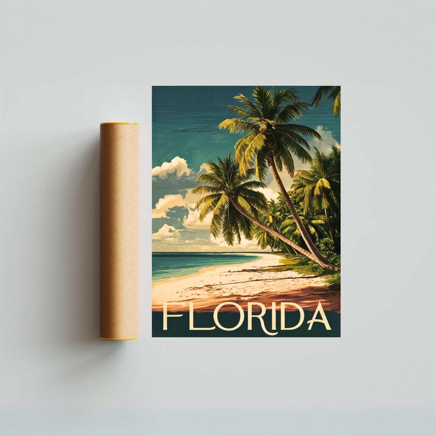 Florida Vintage Travel Poster - Timeless Charm