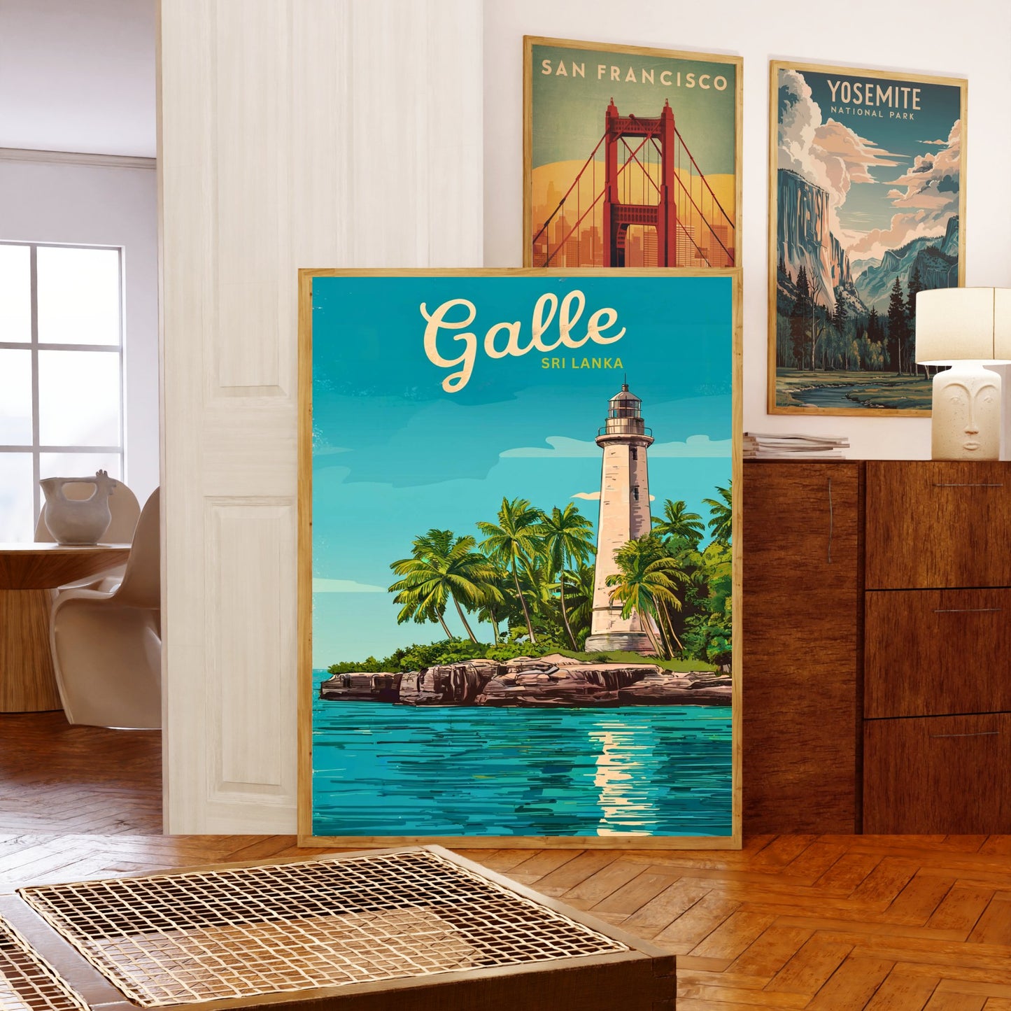 Galle Vintage Travel Poster