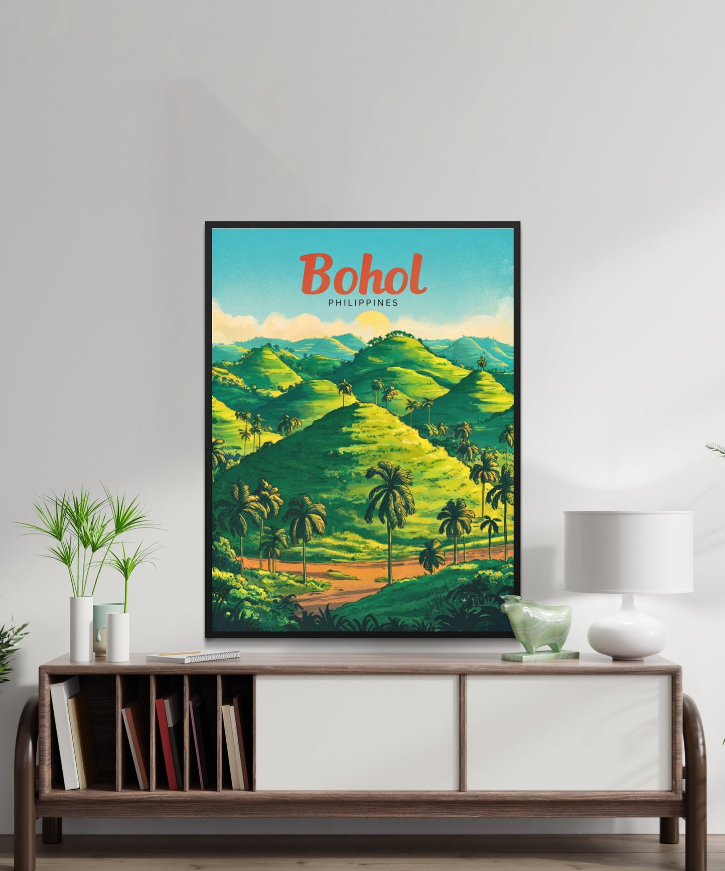 Bohol Vintage Travel Poster