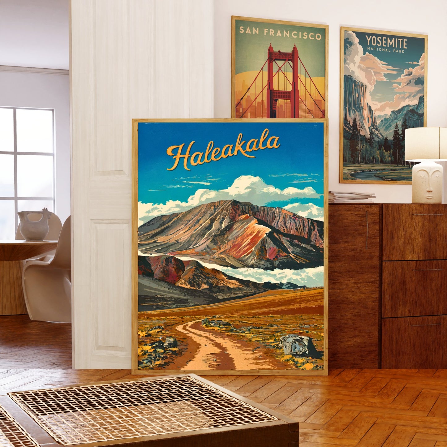 Haleakalā Vintage Travel Poster