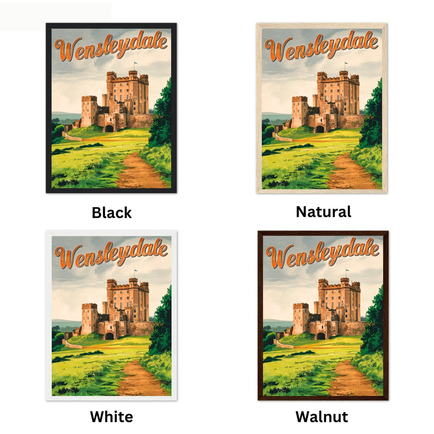 Wensleydale Vintage Travel Poster