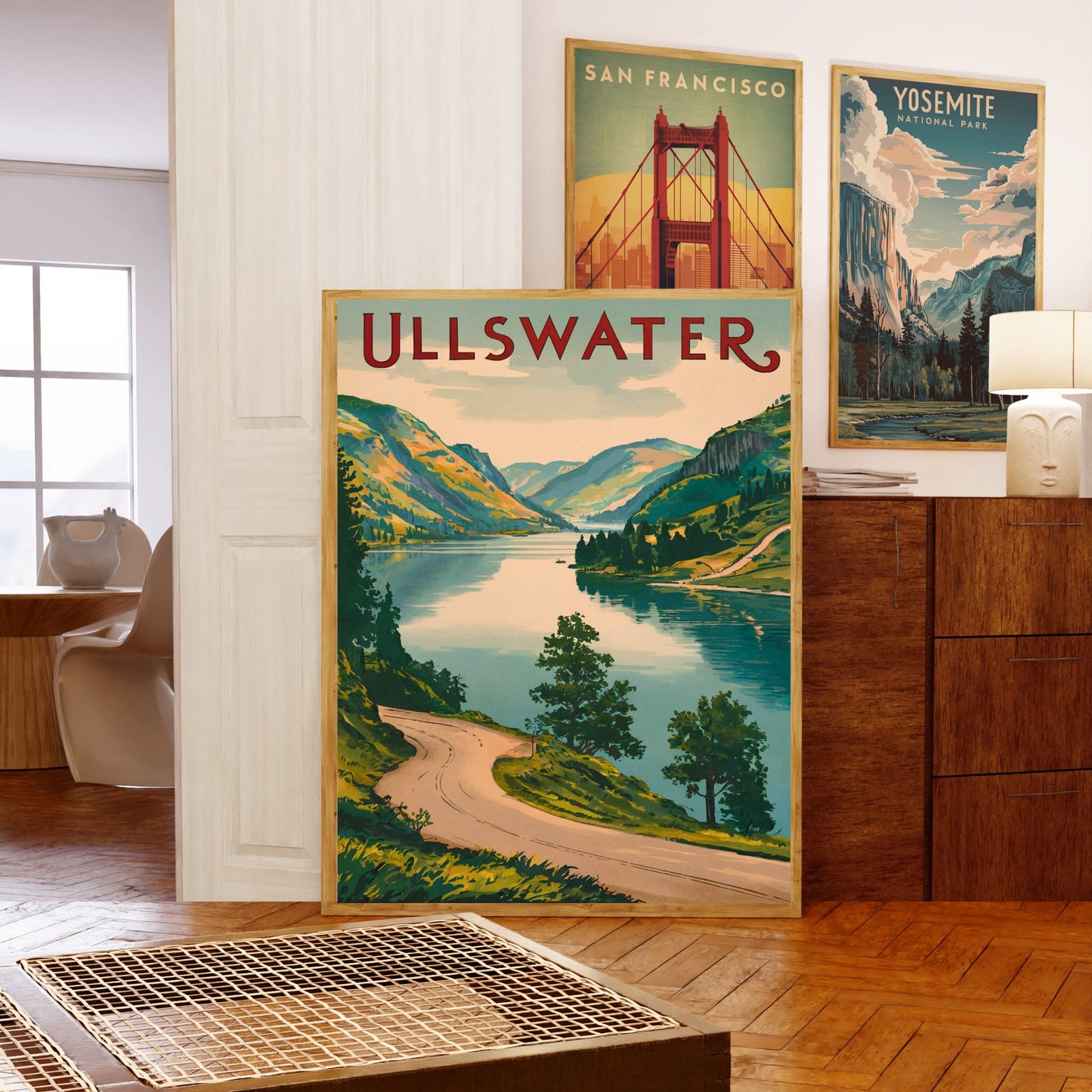 Ullswater Vintage Travel Poster - Timeless Lake District Beauty