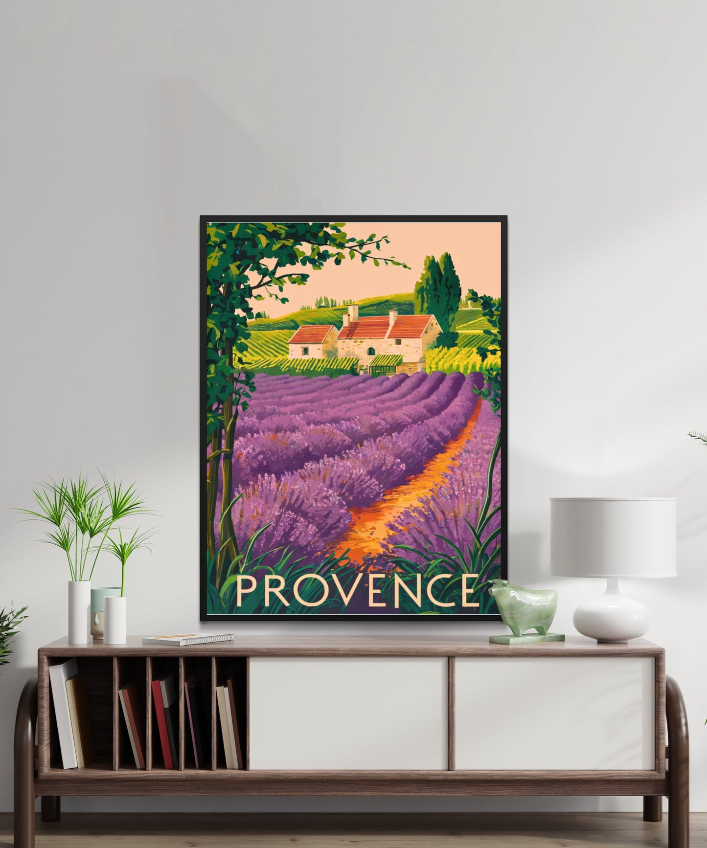 Provence Rocks Vintage Travel Poster - Timeless French Countryside