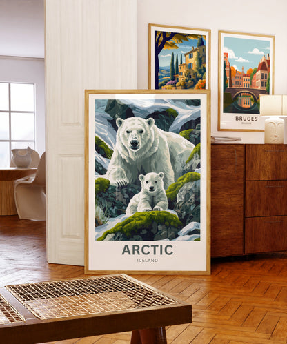 Arctic Travel Poster