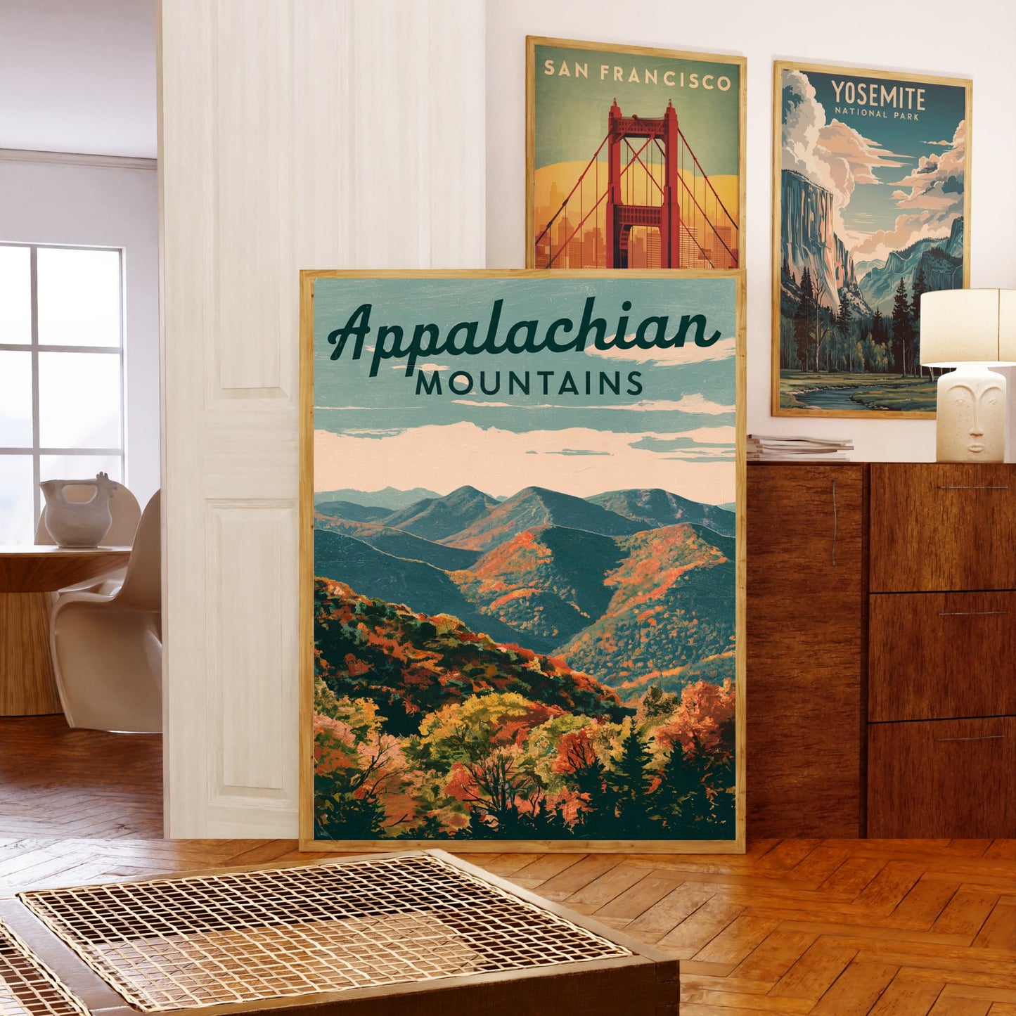 Appalachian Vintage Travel Poster