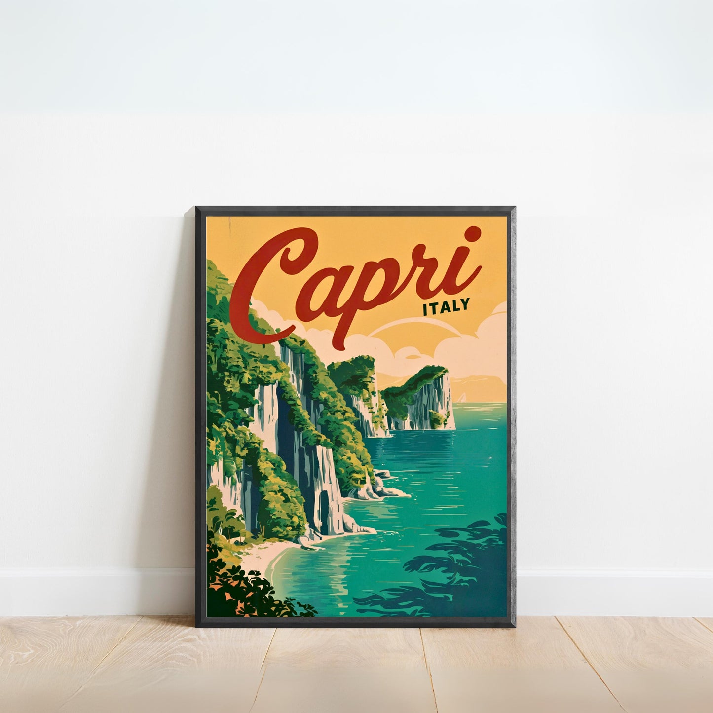 Capri Vintage Travel Poster